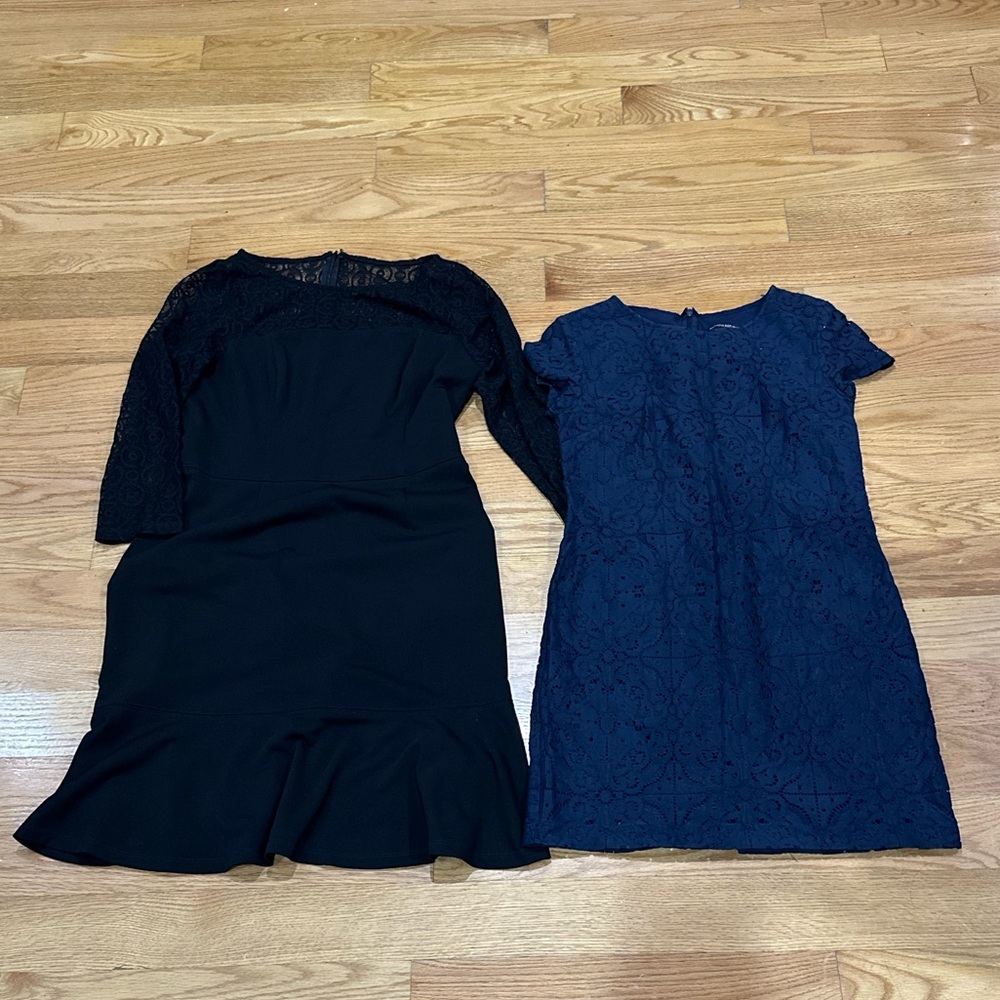 Nine West Black Long Sleeve Dress (Free Clothes)